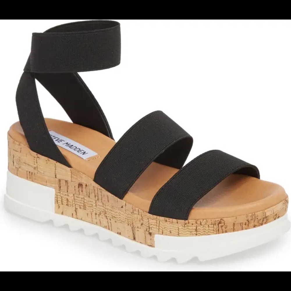 Steve Madden Bandi Platform Wedge Sandal